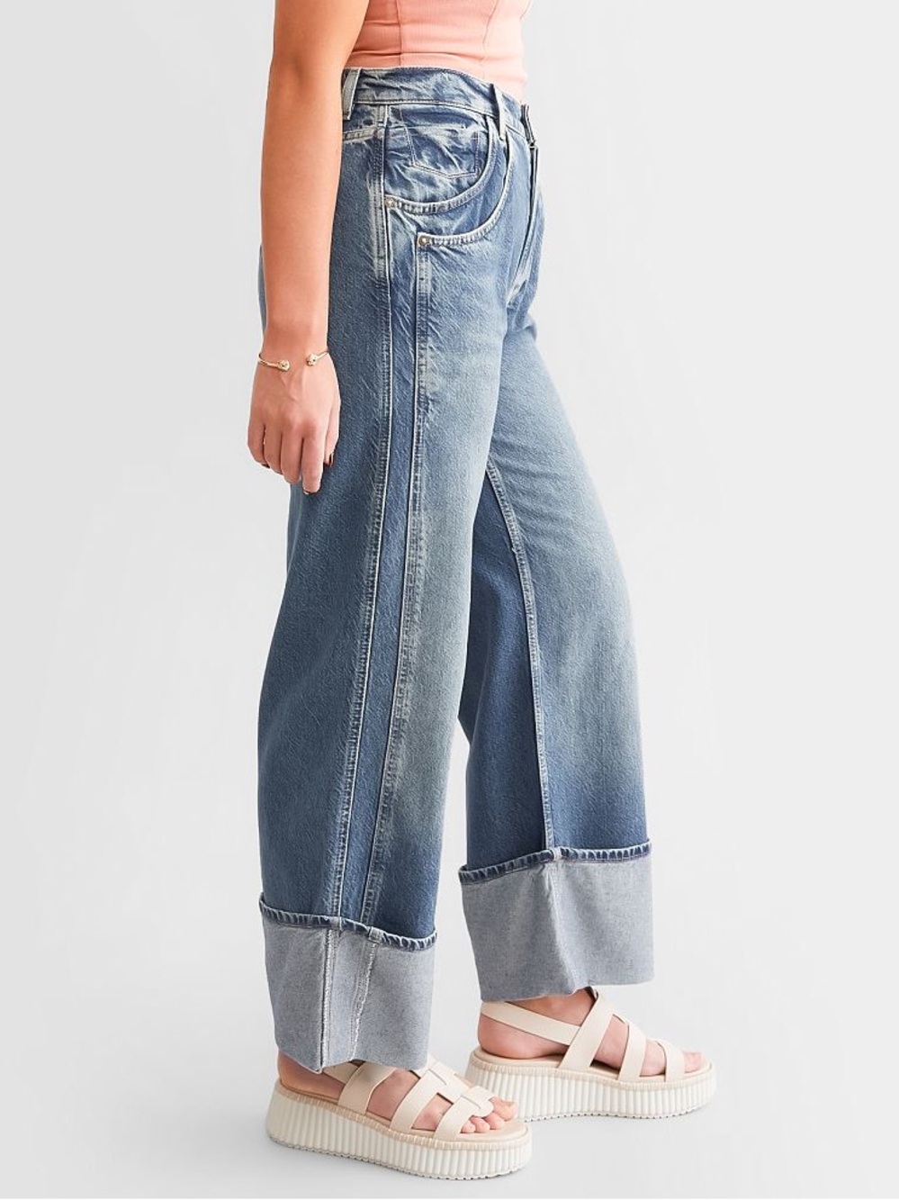 Free People – We The Free Final Countdown Cuffed Jeans - Size 29 - A142 - Picture 5 of 7